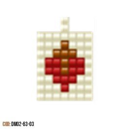 Dije Miyuki Corazón Cruz DM02-63-03