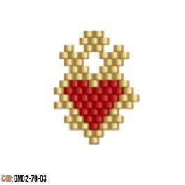 Dije Miyuki Corazón DM02-79-03
