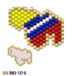 DM03-137-06-1.jpg Dije Miyuki Mapa De Venezuela DM03-137-06