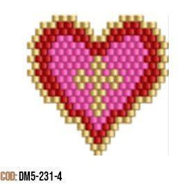 Dije Miyuki Corazón Cruz DM05-231-04