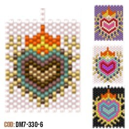 Dije Miyuki Corazón Escapulario DM07-330-06