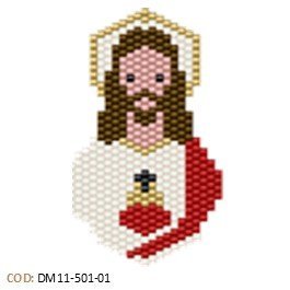 Dije Miyuki Jesús Sagrado Corazón DM11-501-01