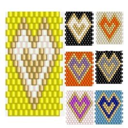 Dije Miyuki Escapulario Corazón DM04-192-01