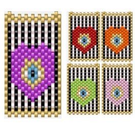 DM6-286-1.jpg Dije Miyuki Escapulario Corazón DM06-286-01