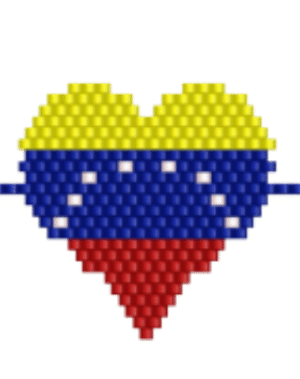 Dije Miyuki Corazón Bandera DM06-280-01